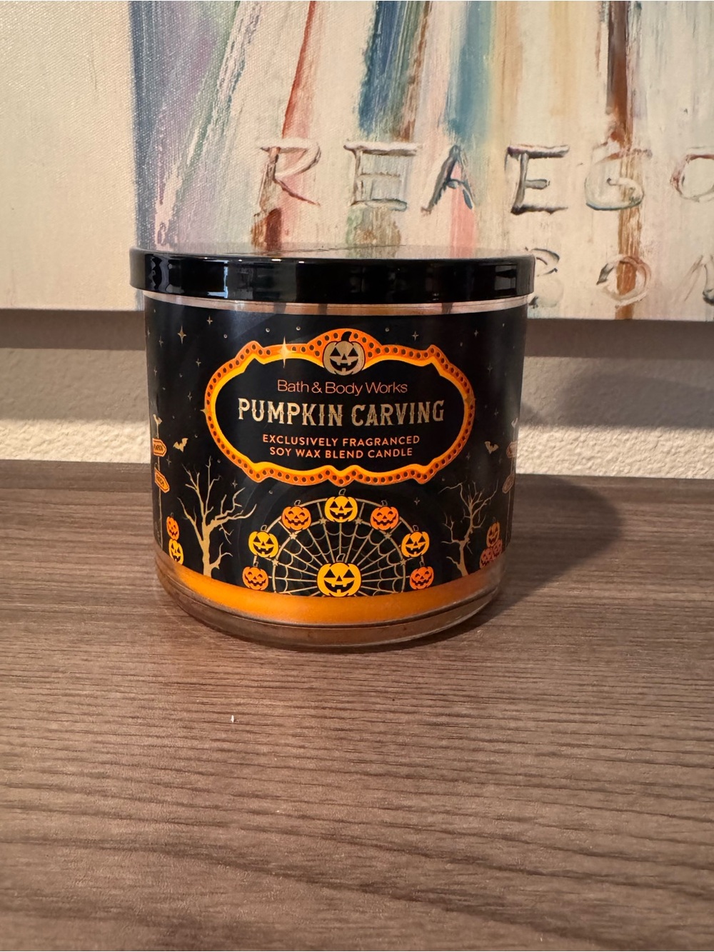 Pumpkin Carving Candle